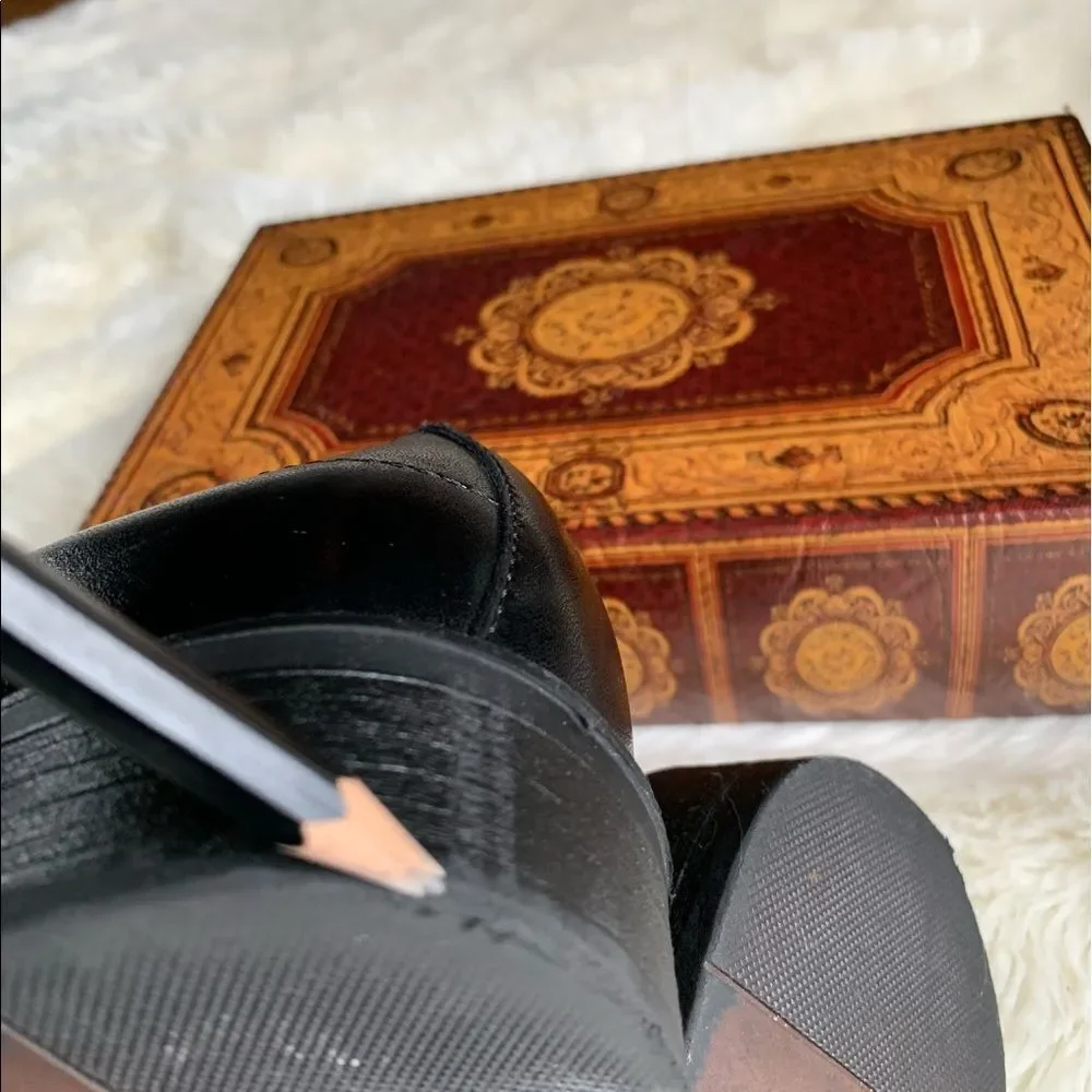 𝅺Alfani Ascher Mens‎ Black Slip on Loafers